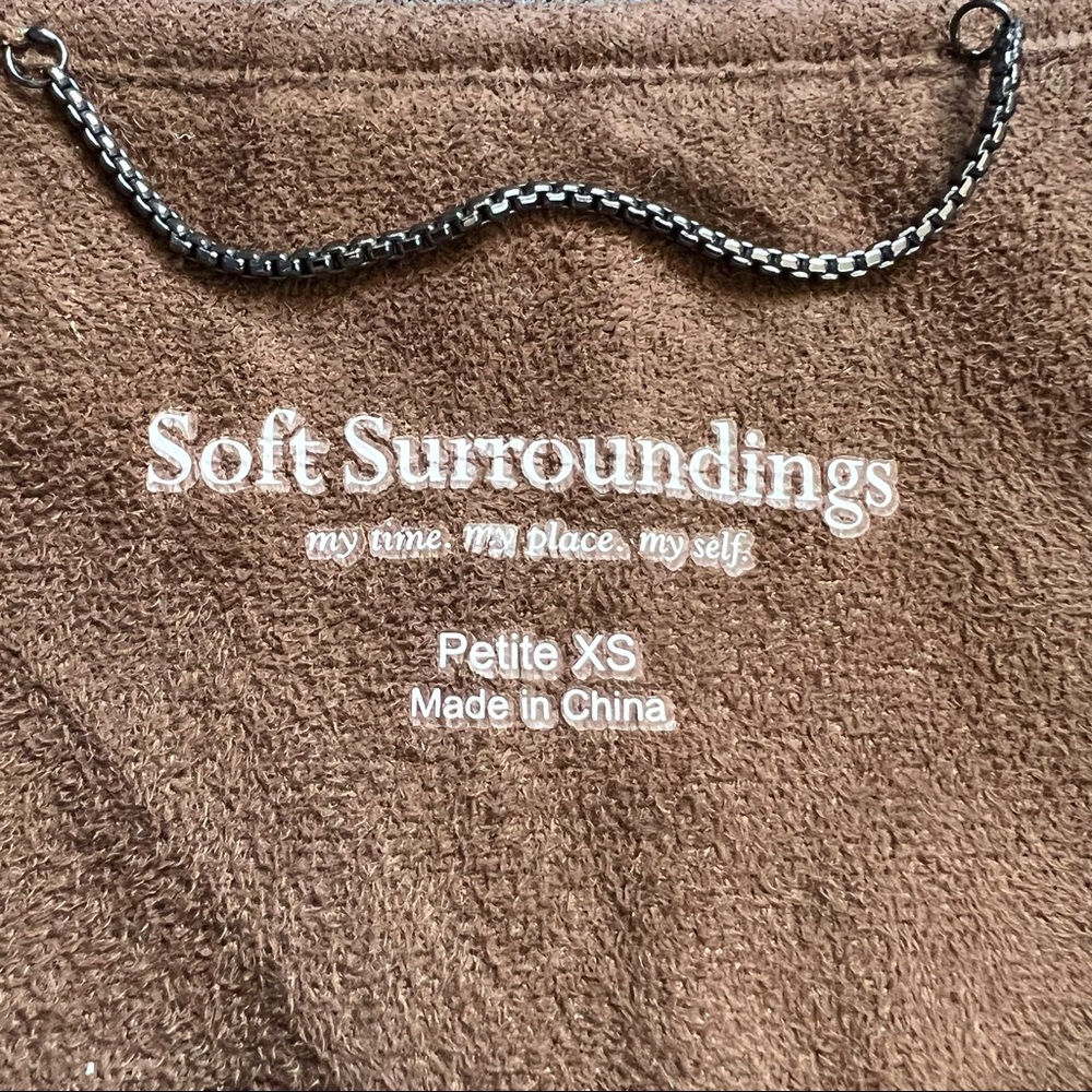 Soft Surroundings Cascade Front Open Wool Cozy Ca… - image 4